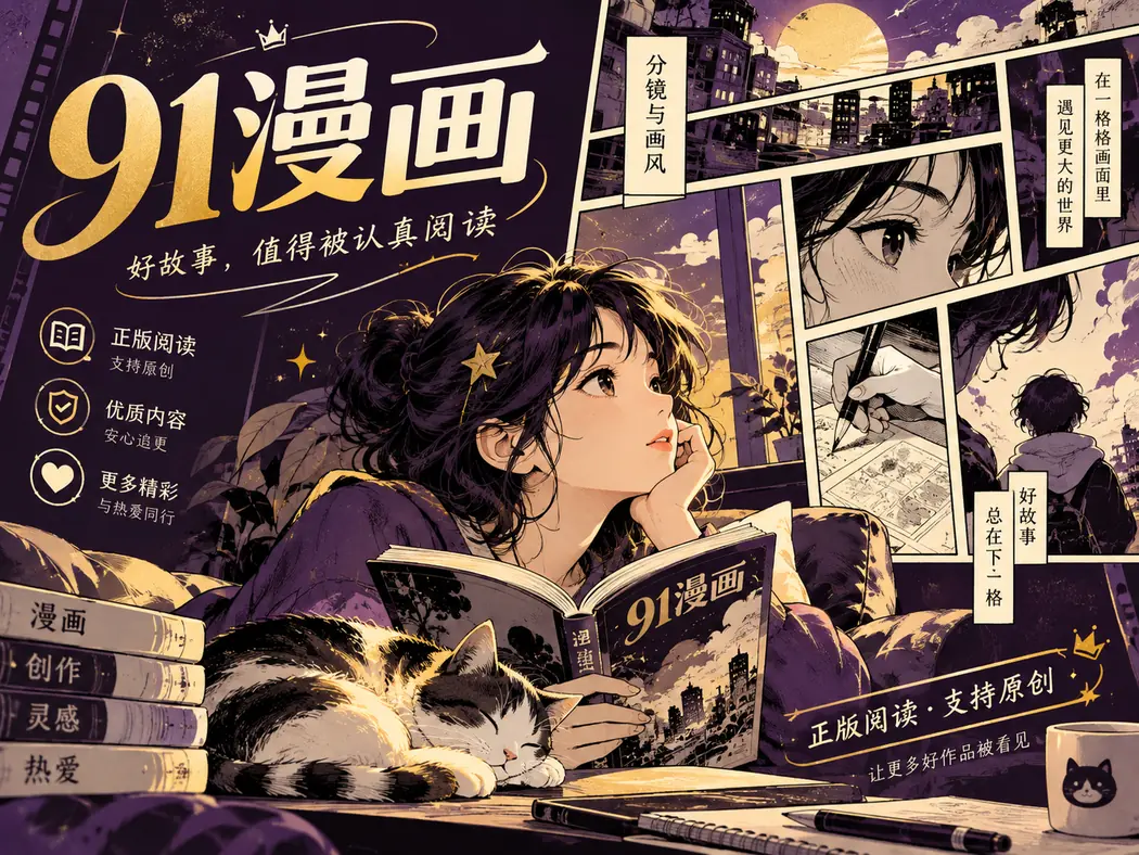 漫画分格节奏主题视觉